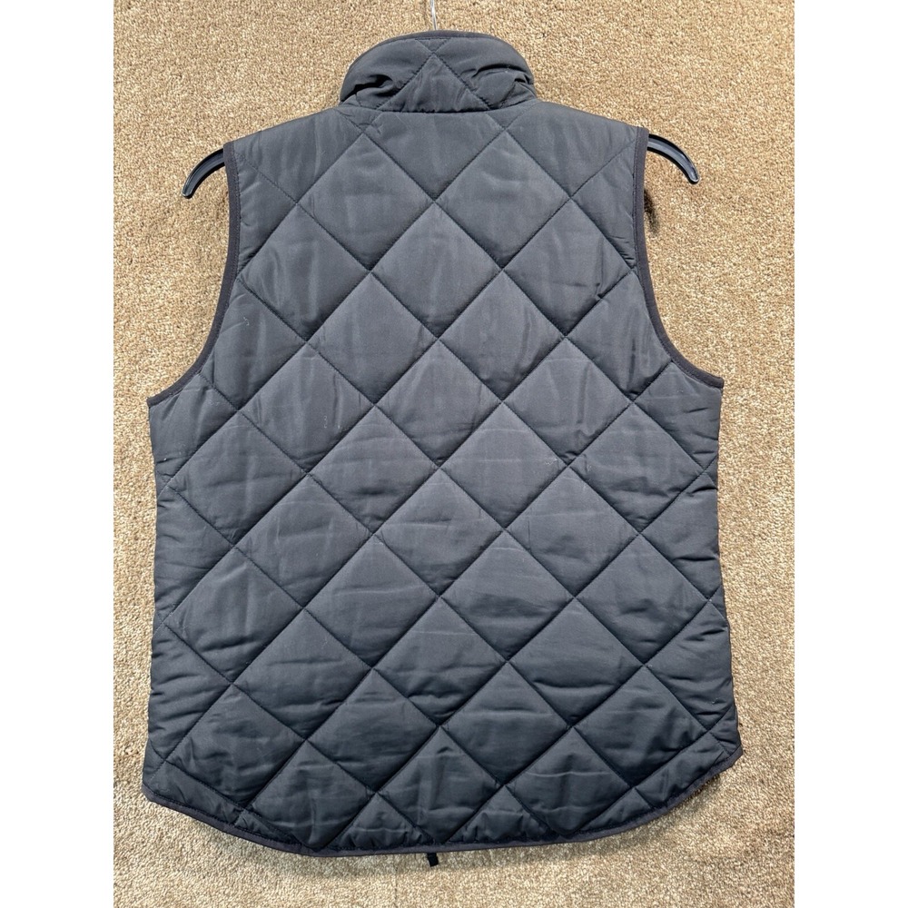 J. Crew Vest Womens Mercantile Puffer Small - Full Zip Sleeveless Quilted Pocket - Picture 7 of 7